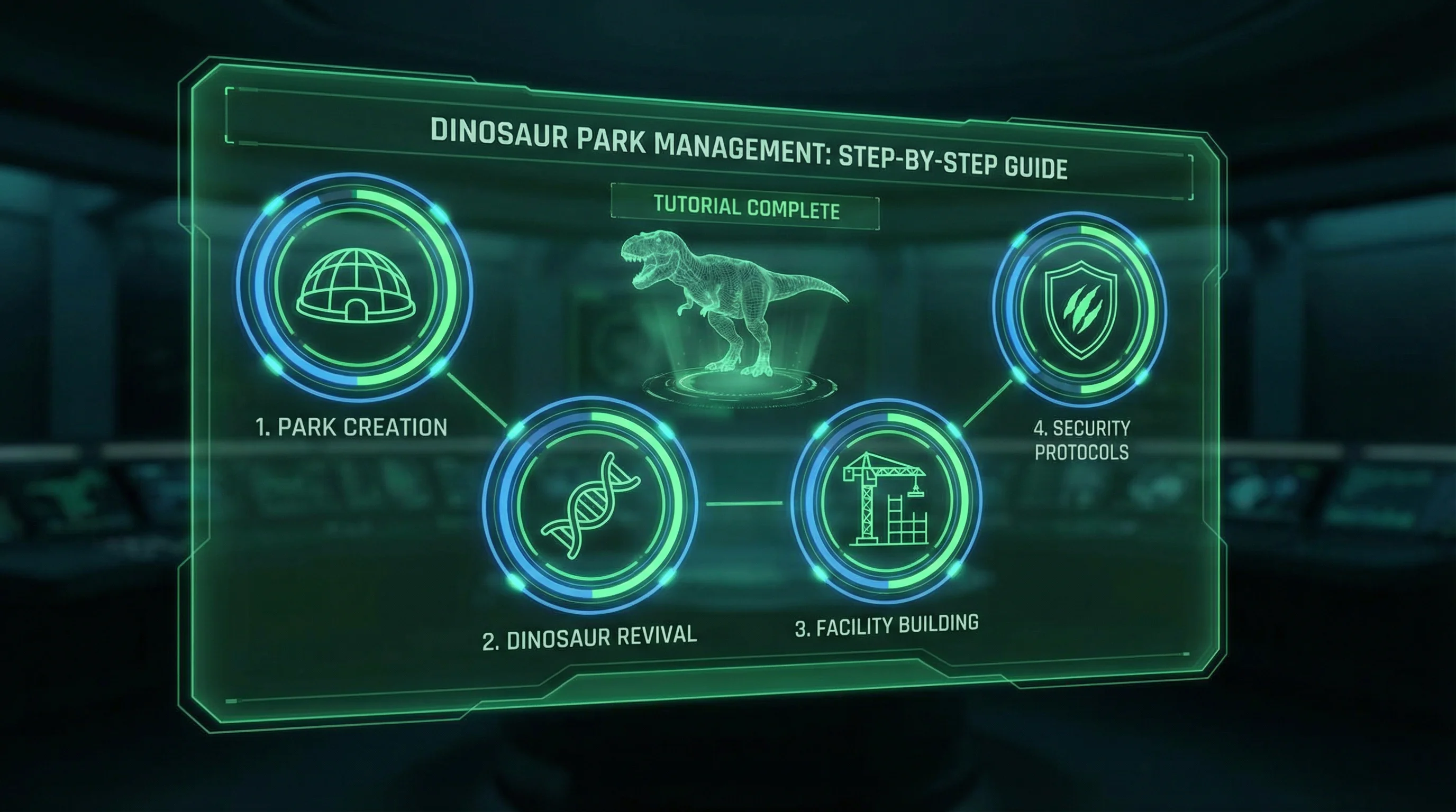 恐龙公园管理入门指南界面 - b体育网 新手教程